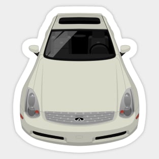 G35 Coupe 3rd gen 2003-2007 - White Sticker